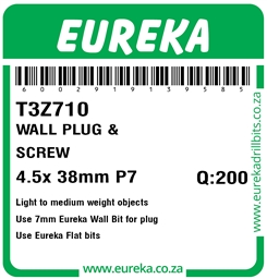 T3Z710 - Wall Plug & Screw -T3Z710_Label_T